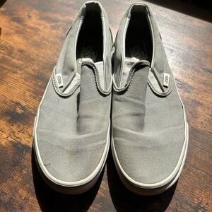 Grey Slip On Vans